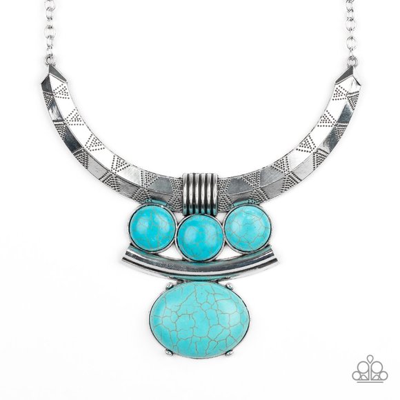 Commander In CHIEFETTE - Blue Necklace - Picture 2 of 3